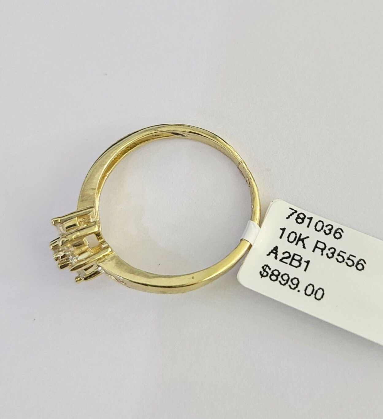 Real 10k Yellow Gold Ring Wedding Engagement Casual 10Kt Genuine All Sizes / Female