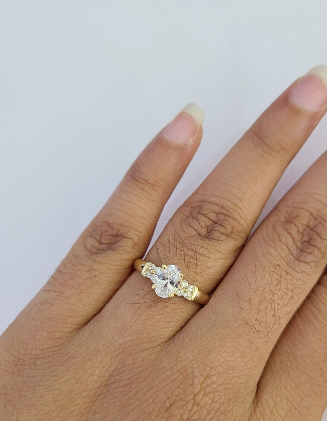 Real 10k Yellow Gold Ring Wedding Engagement Casual 10Kt Genuine All Sizes / Women