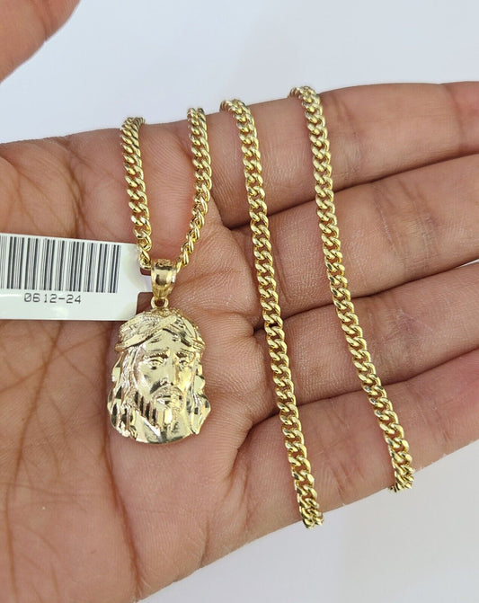 Full Jesus head necklace
