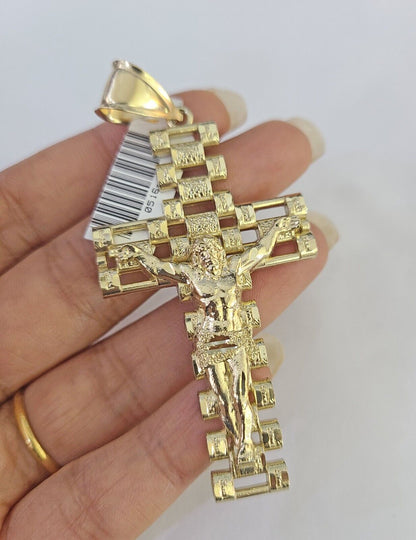 Side View Jesus Cross Pendant