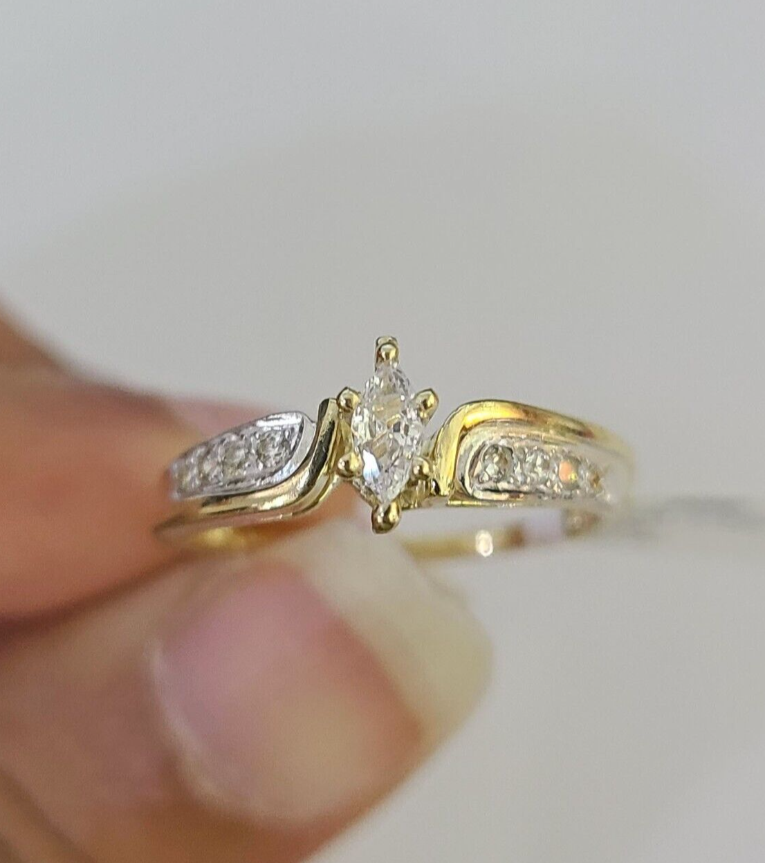 Real 10k Yellow Gold Ring Ladies 10Kt Genuine All Sizes