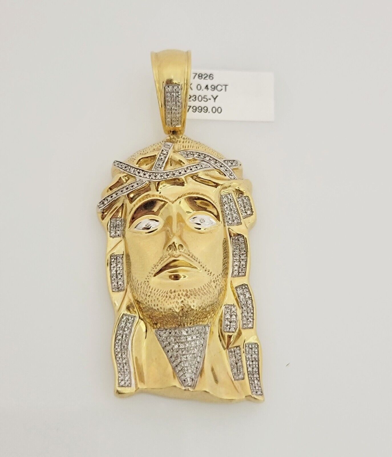 Side View Jesus Head Pendant
