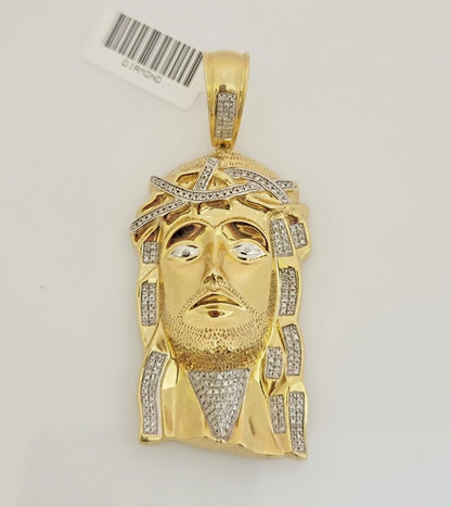 Flat Lay Jesus Head Charm