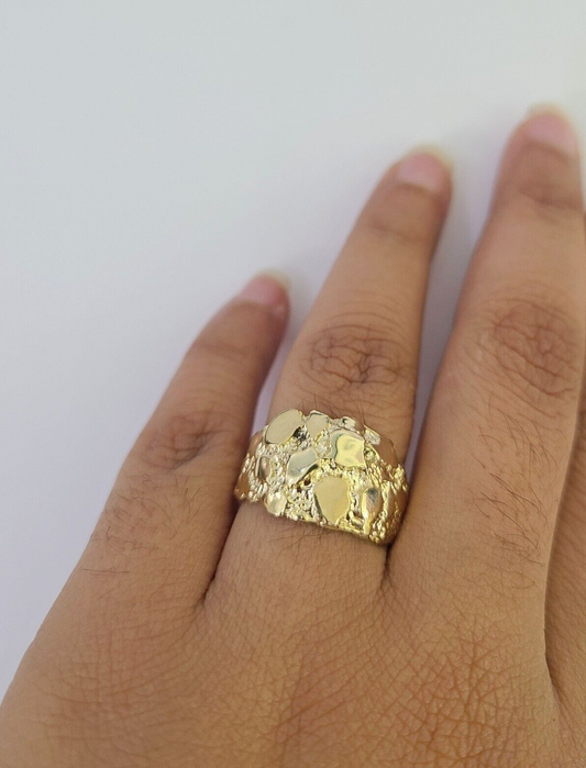 10k Gold Casual Nugget Ring