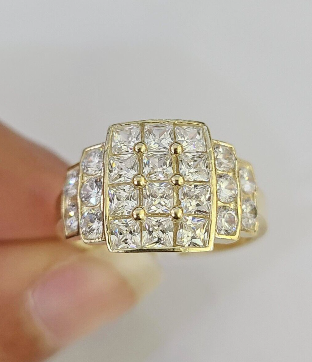 Real 10k Yellow Gold Ring For Ladies / Women 10Kt All Sizes