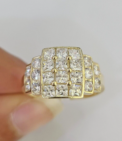 Real 10k Yellow Gold Ring For Ladies / Women 10Kt All Sizes