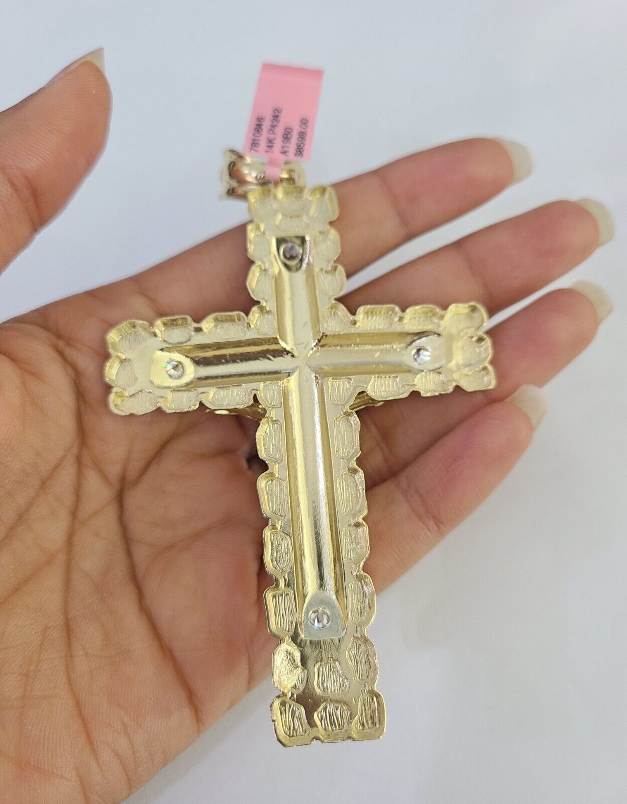 Jesus cross bail detail