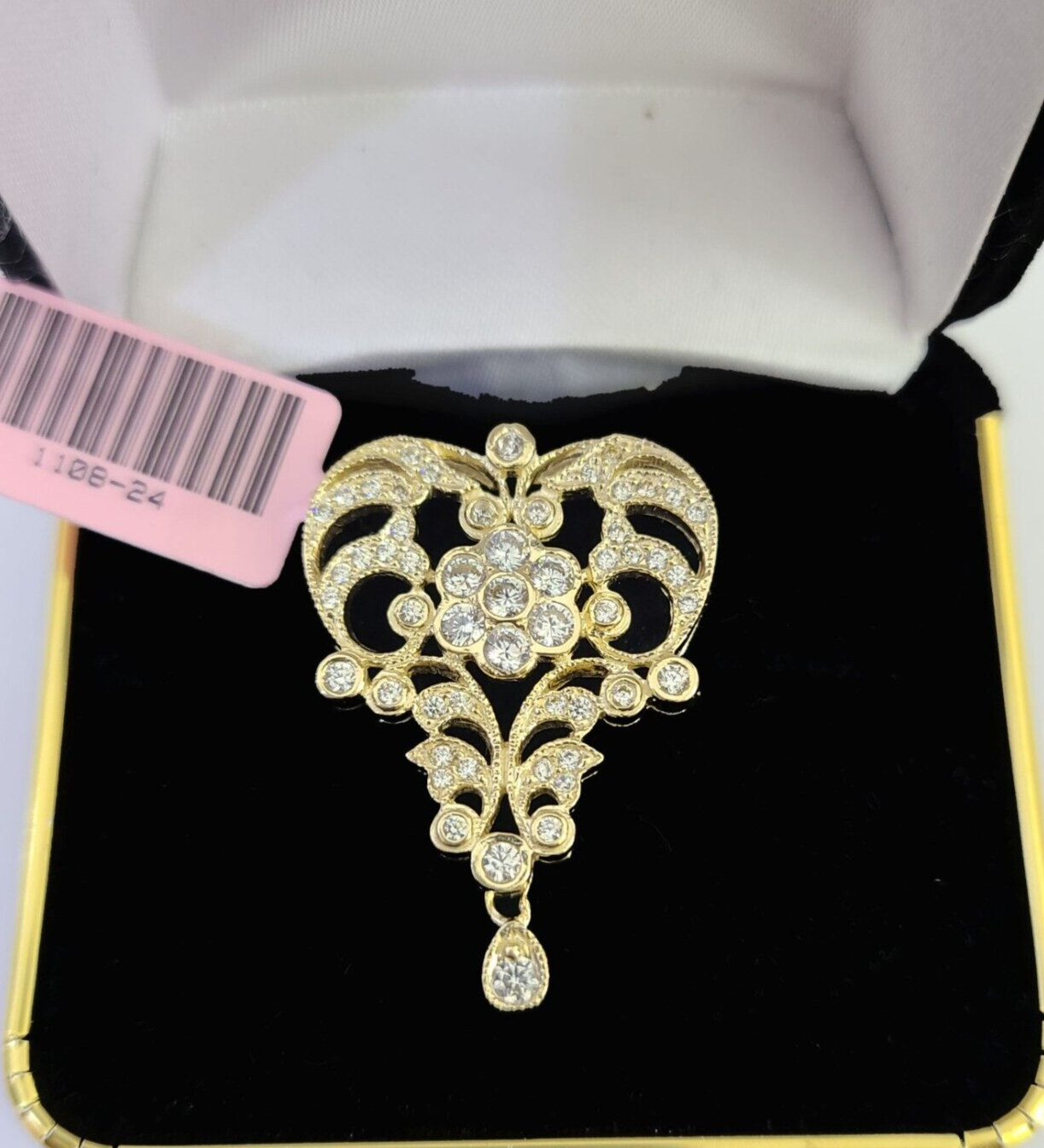 14k chandelier pendant