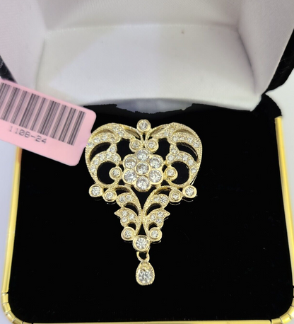 14k chandelier pendant