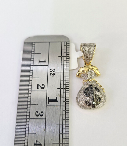 Angled Money Bag with 2mm rope chain