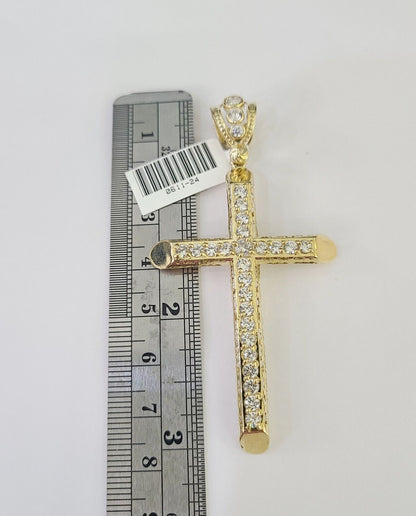 Flat lay display of Reva Jeweler 10K yellow gold necklace set