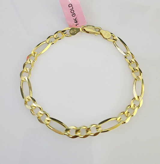 Close-Up 5mm Figaro Bracelet