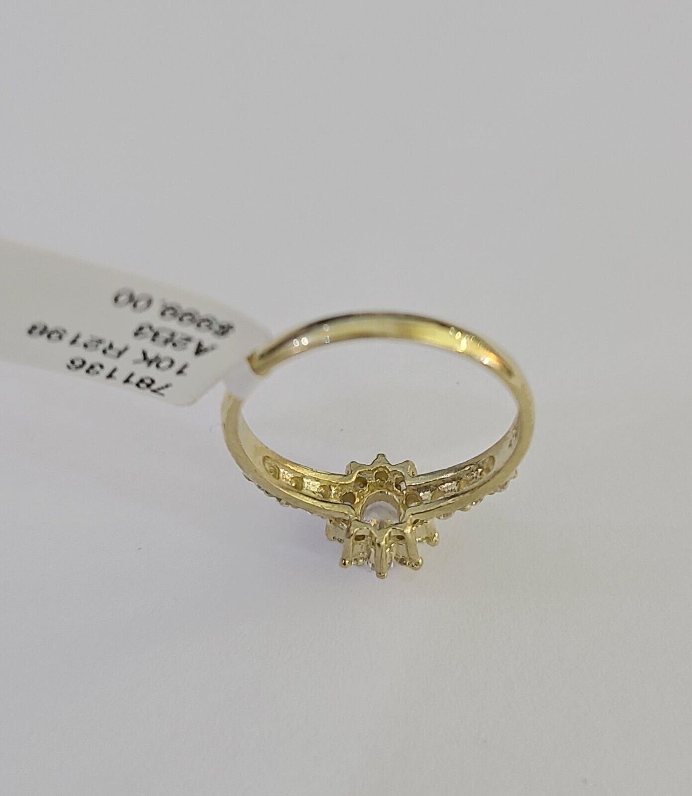 Real 10k Yellow Gold Ring Wedding Engagement Casual 10Kt Genuine All Sizes / Female