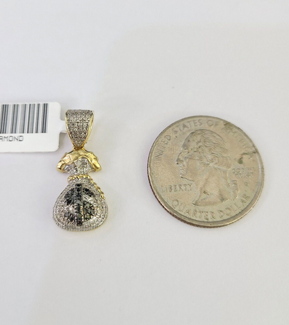 Rope chain and pendant bail detail