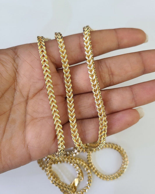14k yellow gold Franco chain