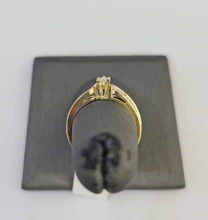 Real 10k Yellow Gold Ring Ladies 10Kt Genuine All Sizes