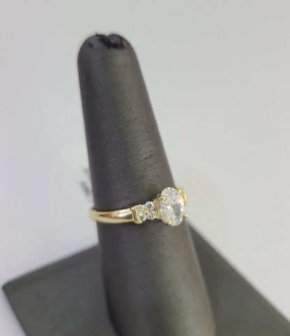 Real 10k Yellow Gold Ring Wedding Engagement Casual 10Kt Genuine All Sizes / Women
