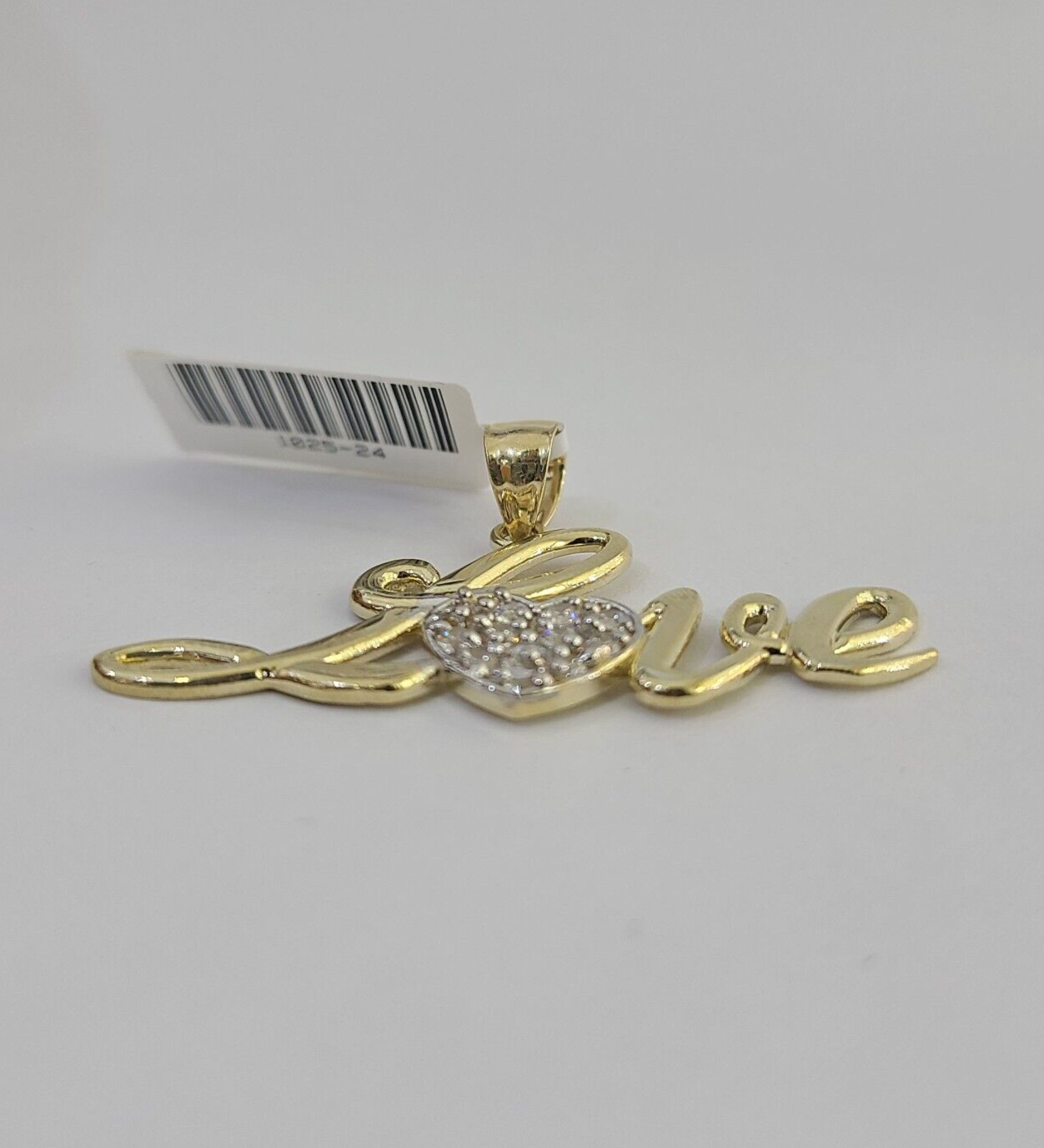 Full LOVE pendant view