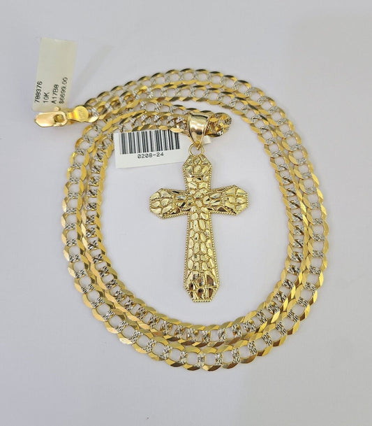Full view of Jesus cross pendant