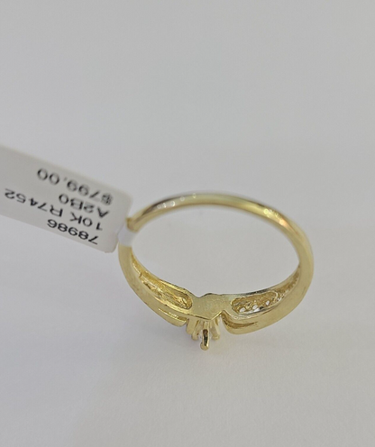 Real 10k Yellow Gold Ring Ladies 10Kt Genuine All Sizes