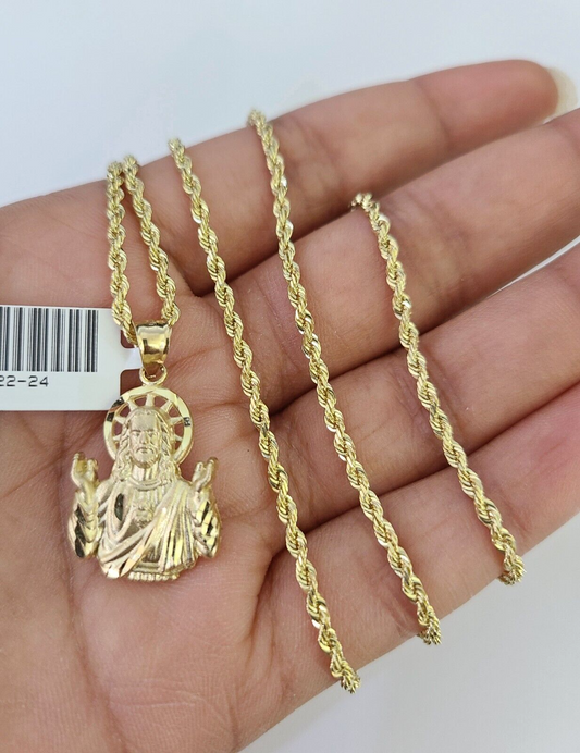Jesus pendant close-up
