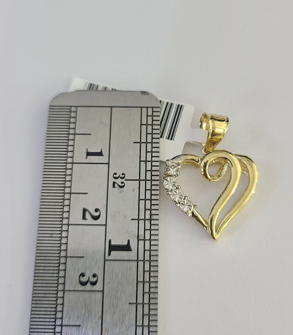 Full heart pendant front view