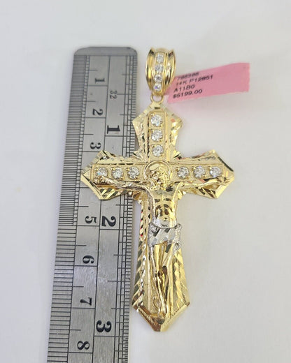 14k Jesus Christ cross