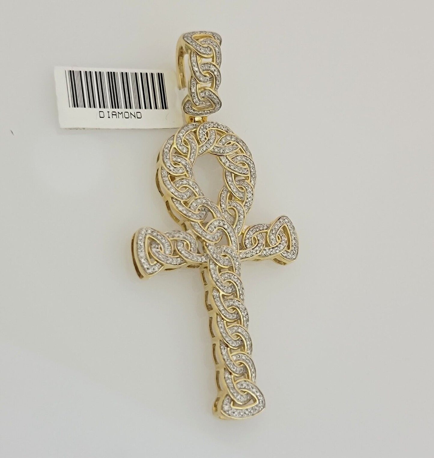 Diamond Ankh Pendant Detail