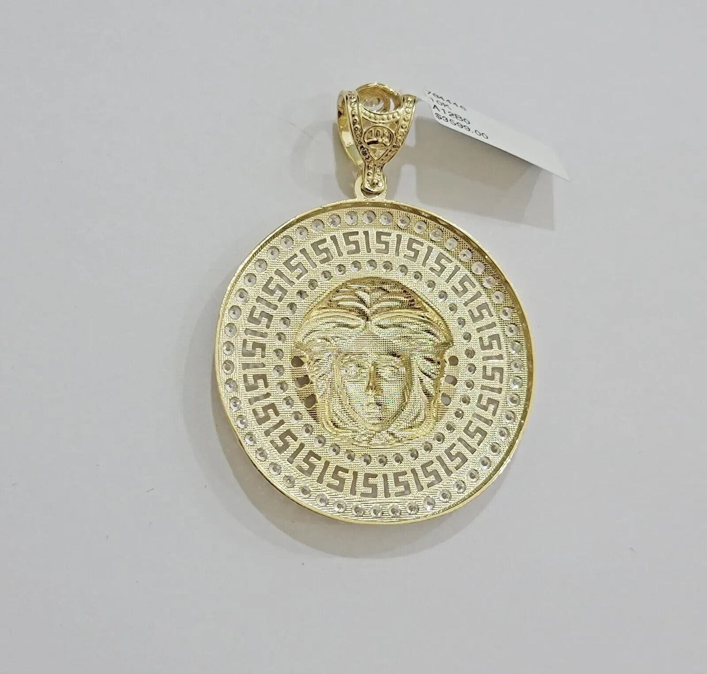 Reva Circular Stone Charm Pendant