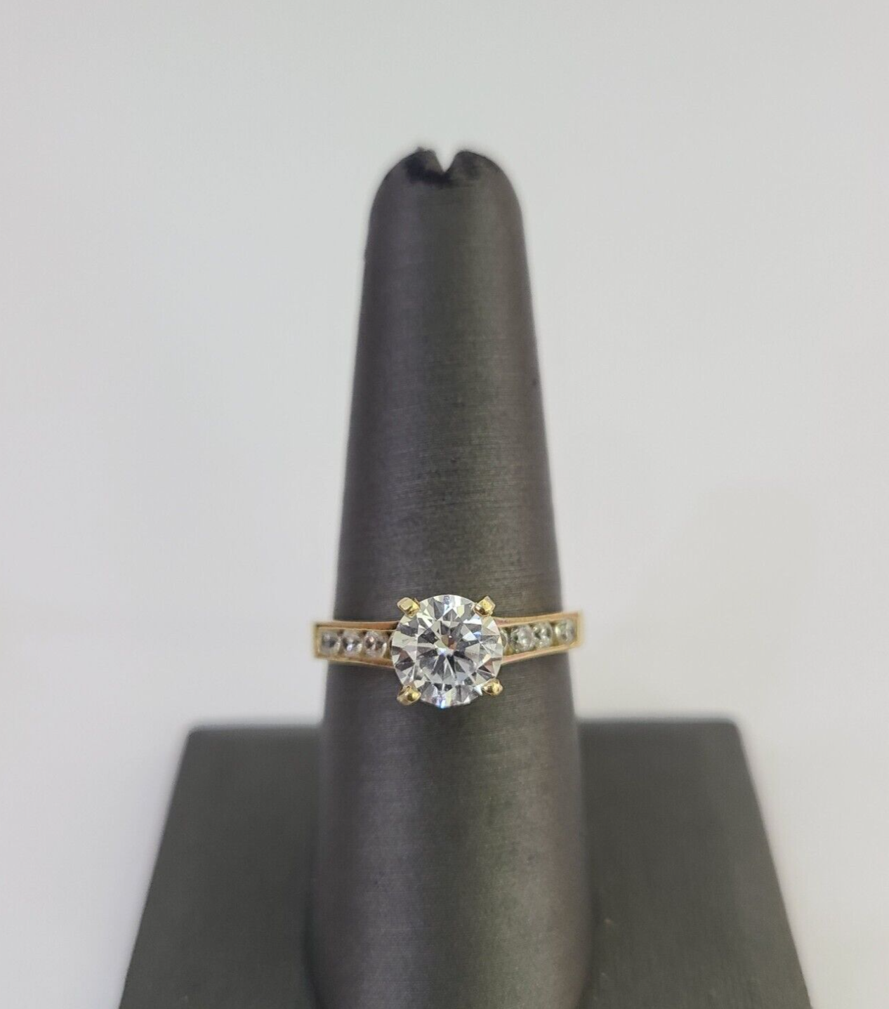 Real 10k Yellow Gold Ring Wedding Engagement Casual 10Kt Genuine All Sizes For Ladies