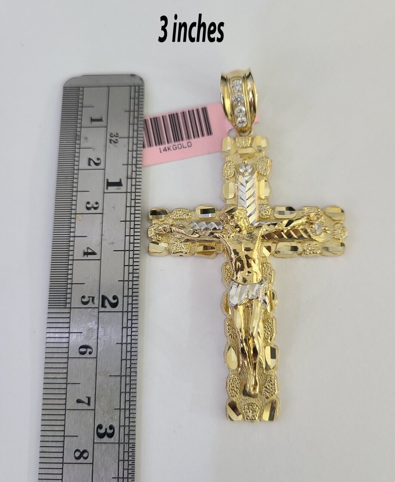 Jesus cross side view