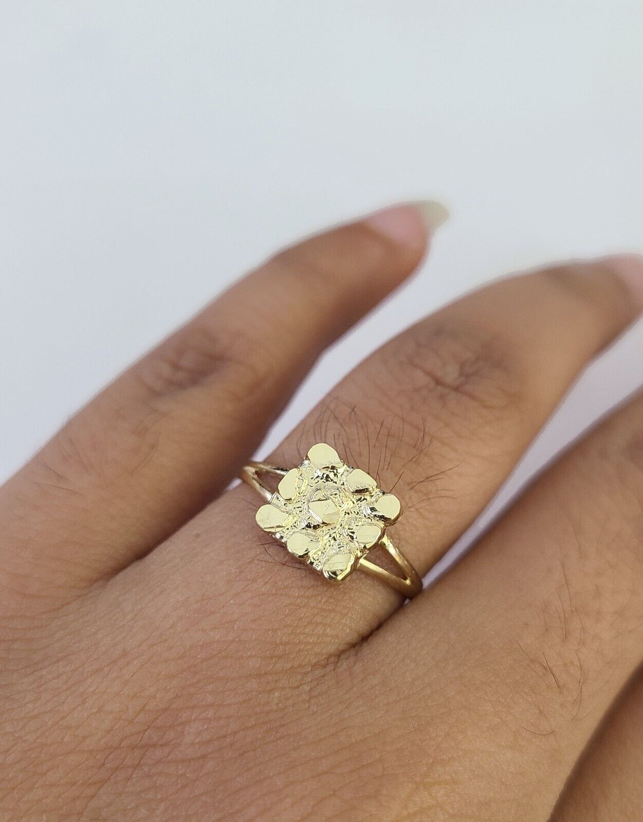 Side View Nugget Ring