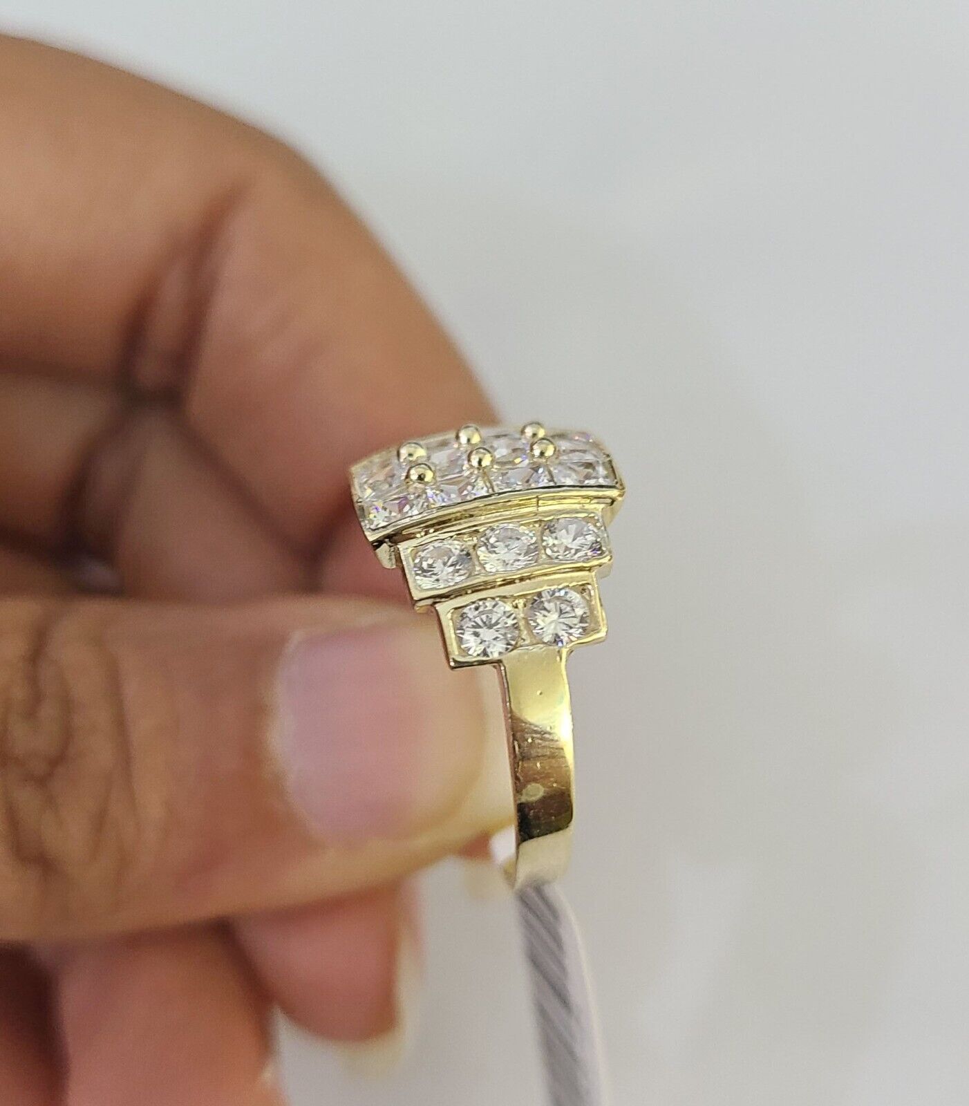 Real 10k Yellow Gold Ring For Ladies / Women 10Kt All Sizes