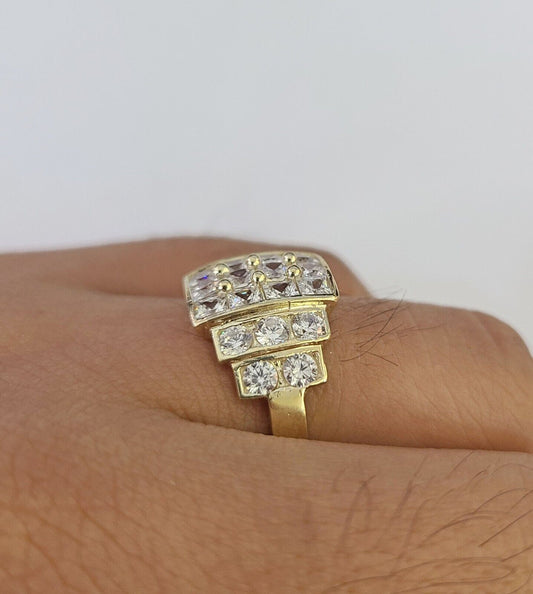 Real 10k Yellow Gold Ring For Ladies / Women 10Kt All Sizes