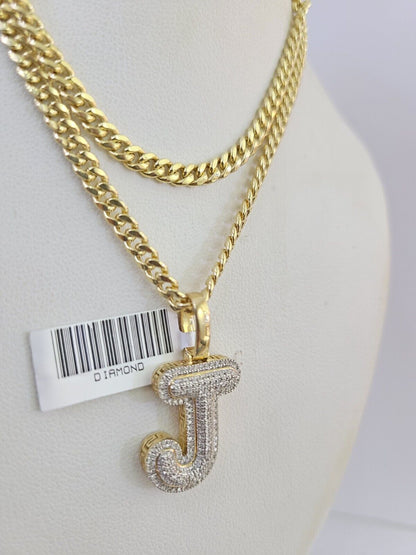 J initial chain set flat lay