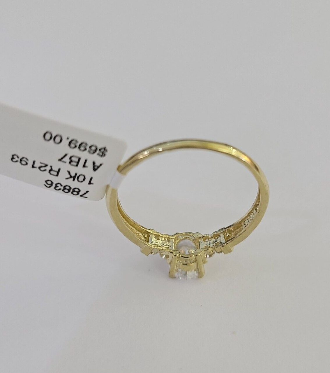 Real 10k Yellow Gold Ring Wedding Engagement Casual 10Kt Genuine All Sizes / Women