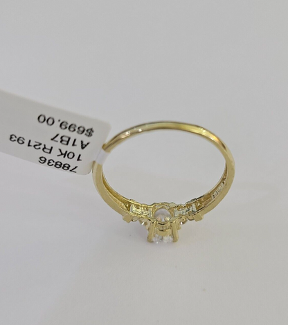 Real 10k Yellow Gold Ring Wedding Engagement Casual 10Kt Genuine All Sizes / Women