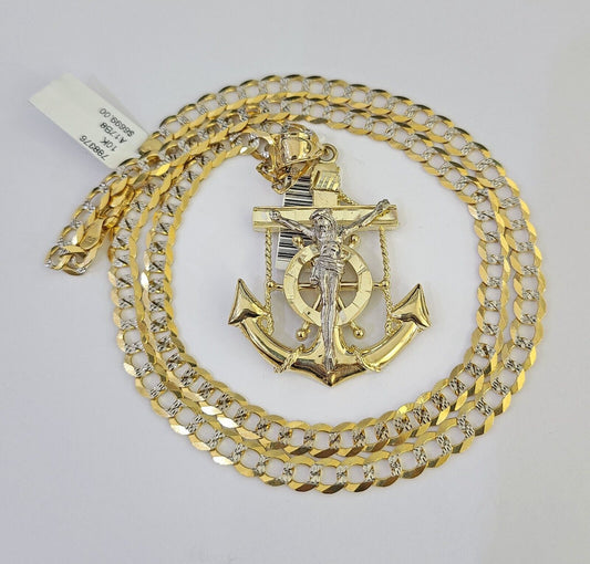 Jesus anchor necklace clasp