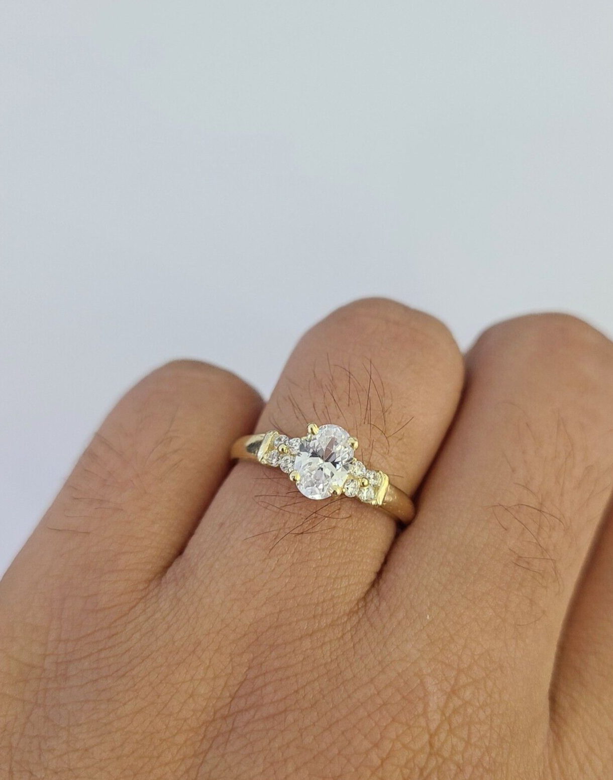 Real 10k Yellow Gold Ring Wedding Engagement Casual 10Kt Genuine All Sizes / Women