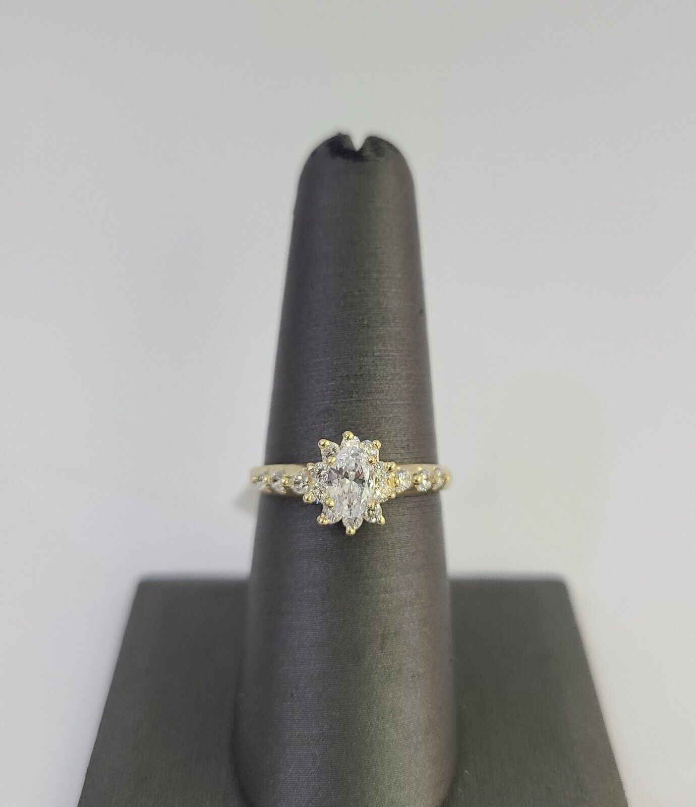 Real 10k Yellow Gold Ring Wedding Engagement Casual 10Kt Genuine All Sizes / Female