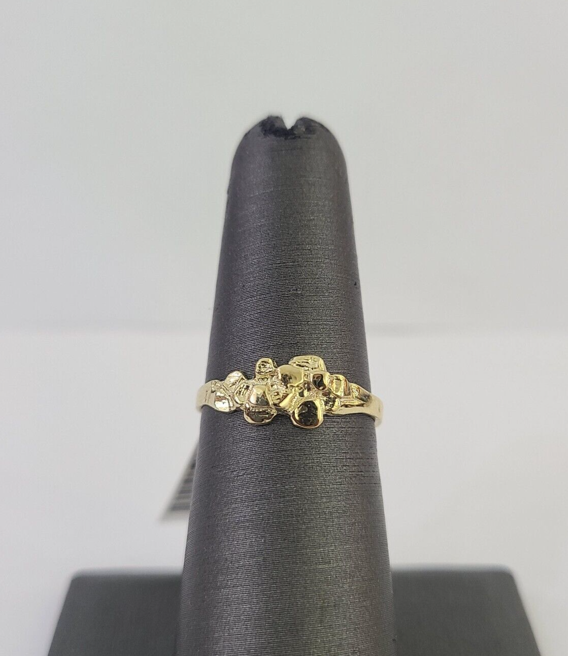 Real 10k Yellow Gold Nugget Ring / Casual band /  All Sizes