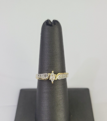Real 10k Yellow Gold Ring Ladies 10Kt Genuine All Sizes