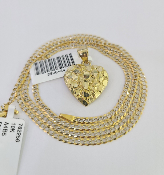 Hearts necklace worn