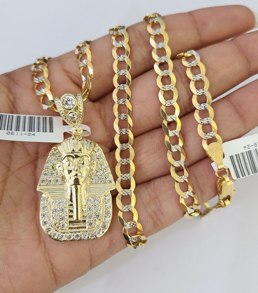 Pharaoh clasp and 6mm chain detail