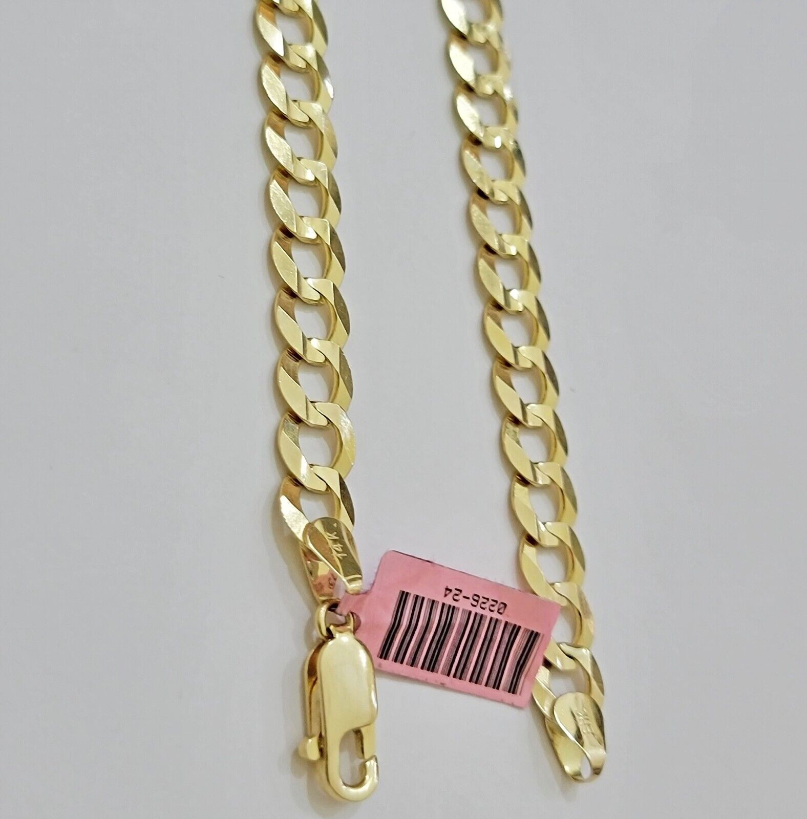 REAL 14k Gold Necklace Cuban Curb Link Chain Mens 10mm 20" - 30 Inch SOLID 14kt
