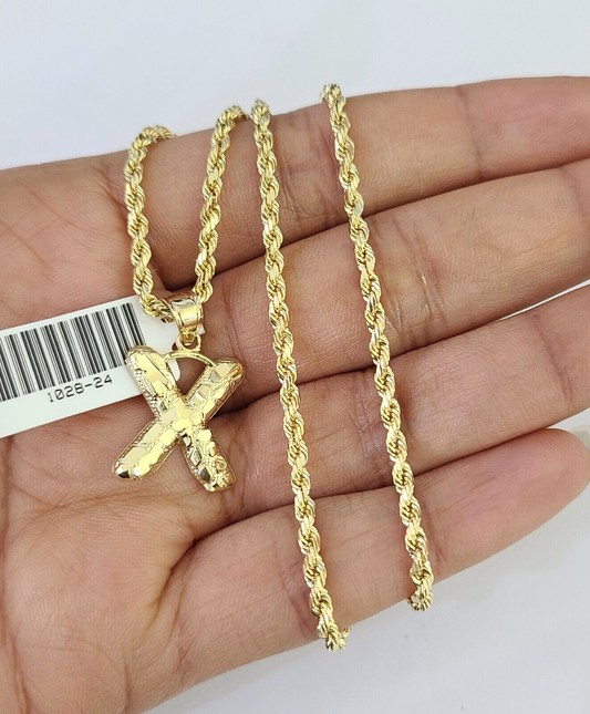 X pendant rope chain