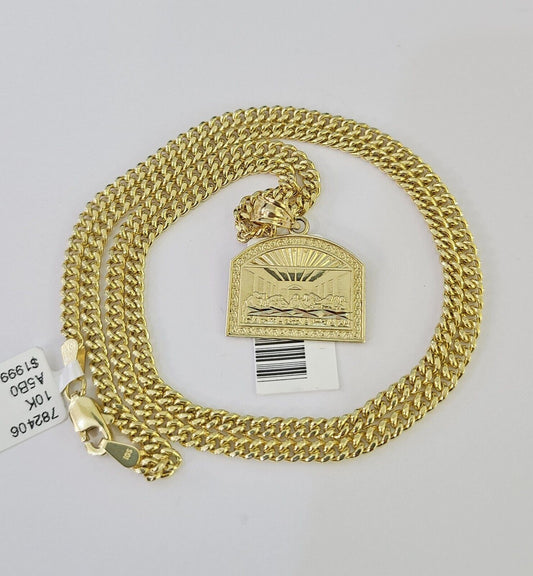 Angled Last Supper pendant