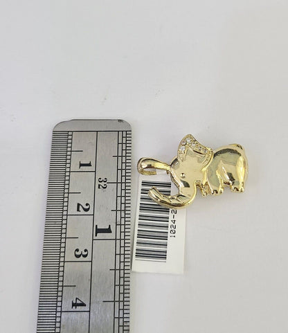 Elephant pendant bail close-up