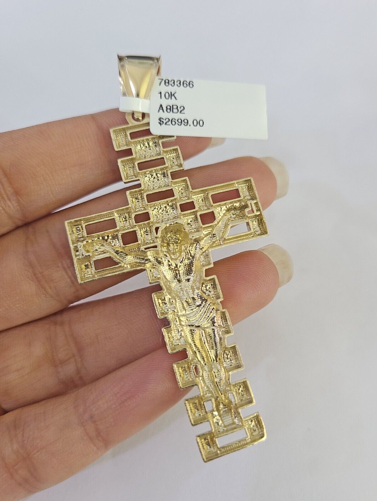 Jesus Cross Pendant Detail