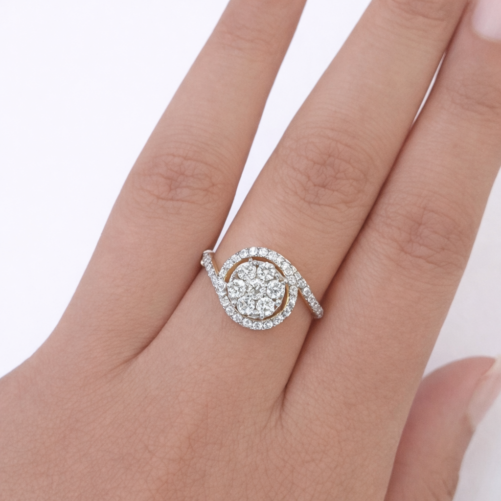 Reva 14k Gold Diamond Ring